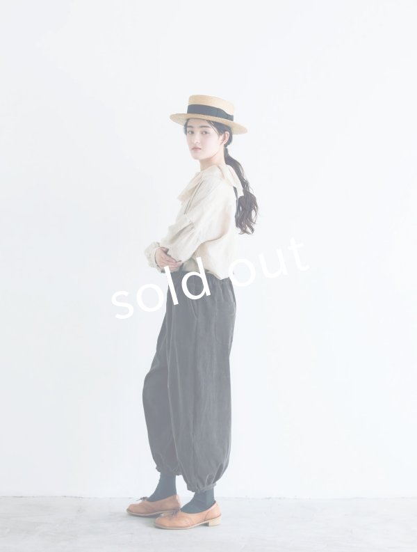 画像9: 【SALE】MAGALI /コーデュロイバルーンパンツ・チャコール (9)