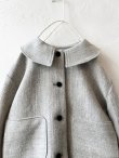 画像2: MAGALI /シェットランドウールリネンコート・ライトベージュ (2)
