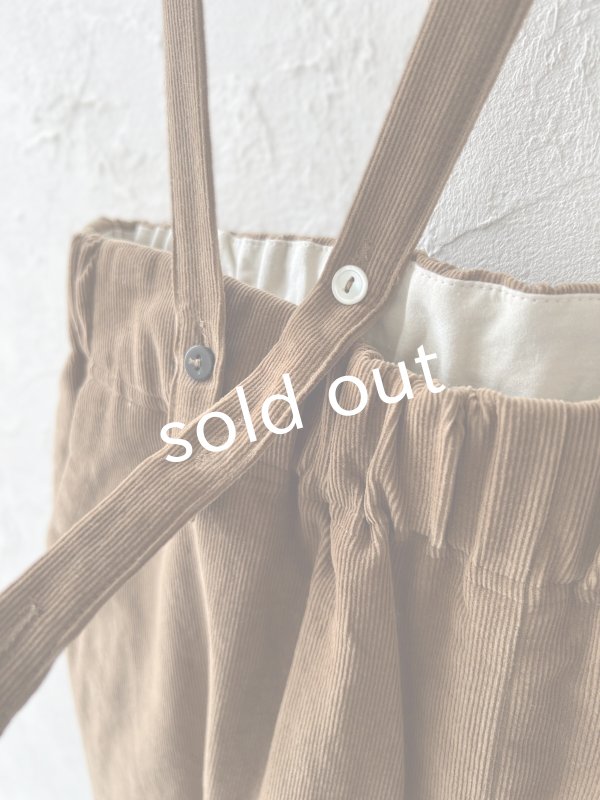 画像9: 【SALE】MAGALI /コーデュロイバルーンパンツ・ブラウン (9)