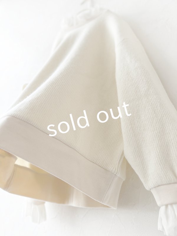 画像18: MAGALI /クォーターニットフリルプルオーバー・ブラック (18)