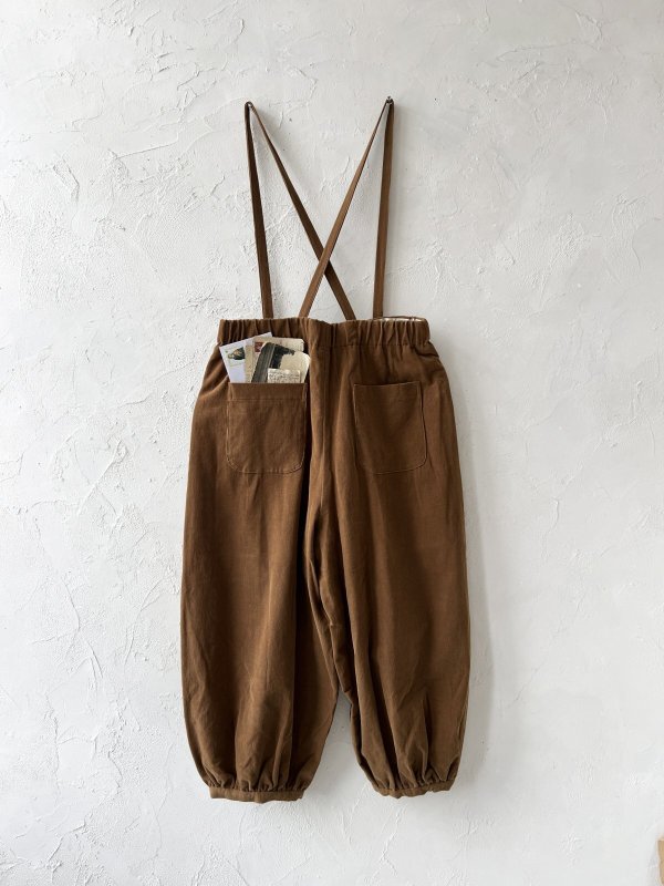 画像11: MAGALI /コーデュロイバルーンパンツ・ブラウン (11)