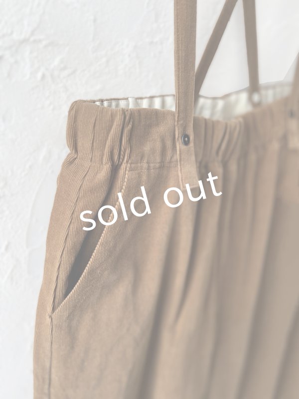 画像7: 【SALE】MAGALI /コーデュロイバルーンパンツ・ブラウン (7)