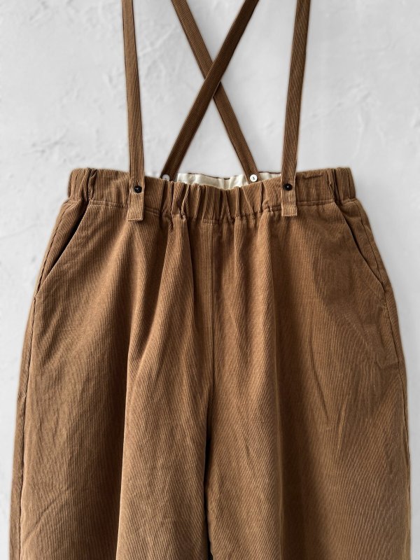 画像2: MAGALI /コーデュロイバルーンパンツ・ブラウン (2)