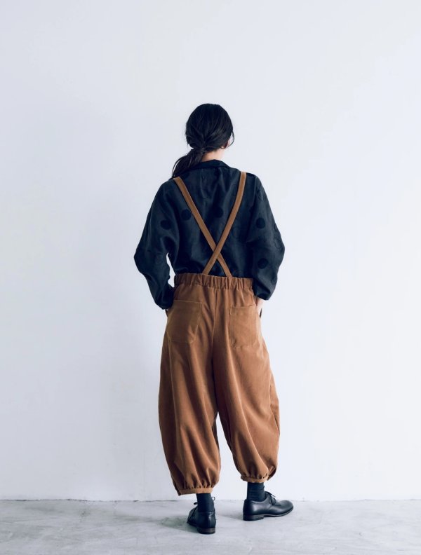 画像16: MAGALI /コーデュロイバルーンパンツ・ブラウン (16)