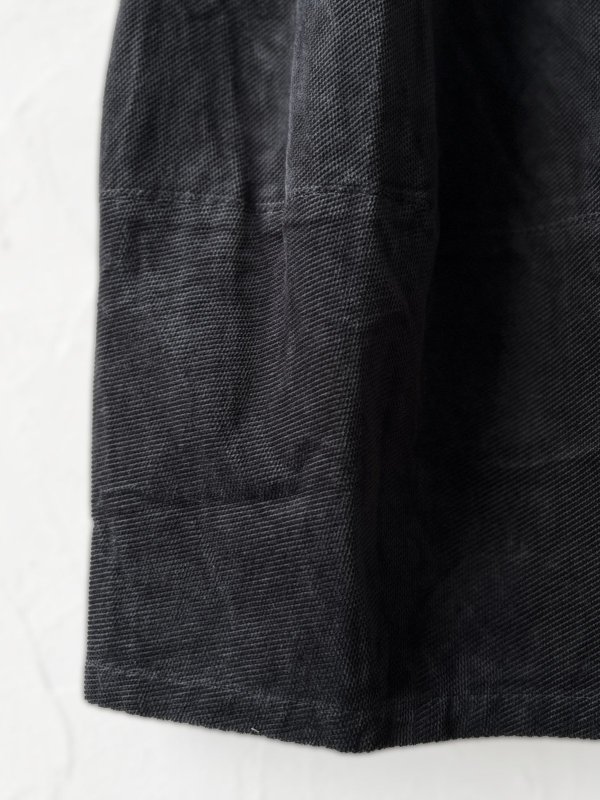 画像3: SO／綾コーデュロイコクーンスカート・チャコール (3)