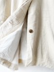 画像9: SO／綾コーデュロイコクーンジャケット・ライトベージュ (9)