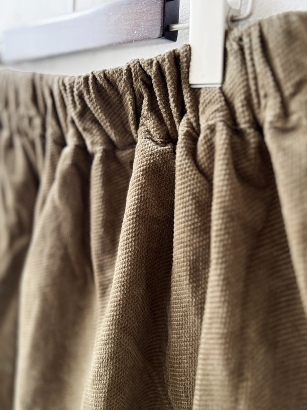 画像6: SO／綾コーデュロイコクーンスカート・カーキ (6)