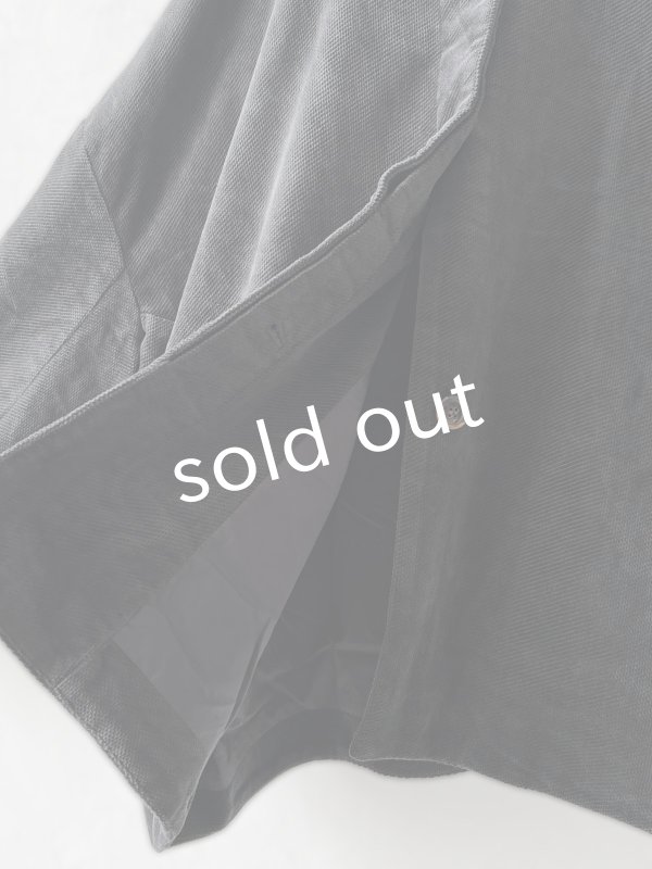 画像7: SO／綾コーデュロイコクーンジャケット・チャコール (7)