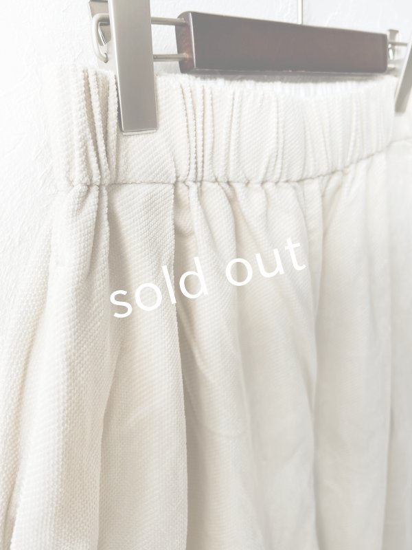 画像2: SO／綾コーデュロイカーブパンツ・ライトベージュ (2)