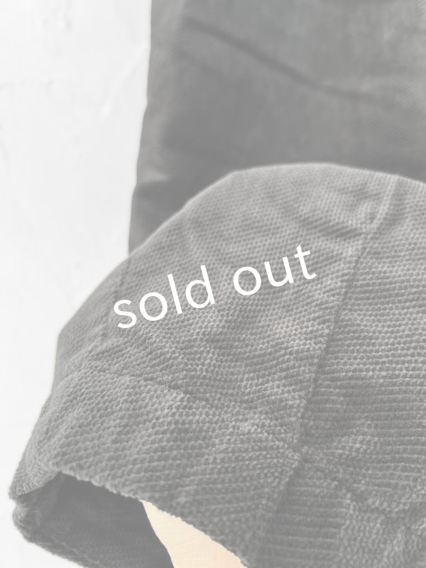 画像3: SO／綾コーデュロイカーブパンツ・チャコール (3)