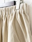 画像6: SO／綾コーデュロイコクーンスカート・ライトベージュ (6)