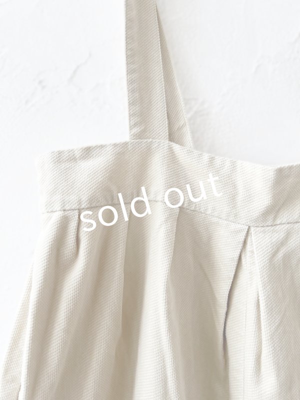 画像2: SO／綾コーデュロイサロペット・ライトベージュ (2)