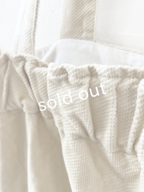 画像7: SO／綾コーデュロイサロペット・チャコール (7)