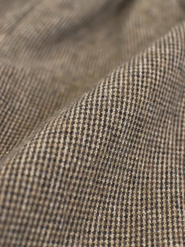 画像2: seasew.／502 ツイードタックパンツ・ブラウンチェック (2)