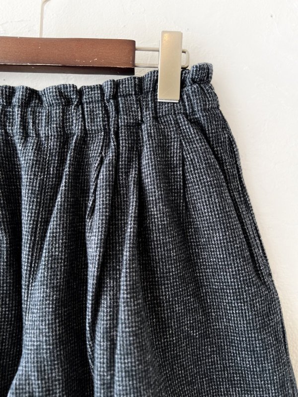 画像4: seasew.／502 ツイードタックパンツ・ネイビーチェック (4)