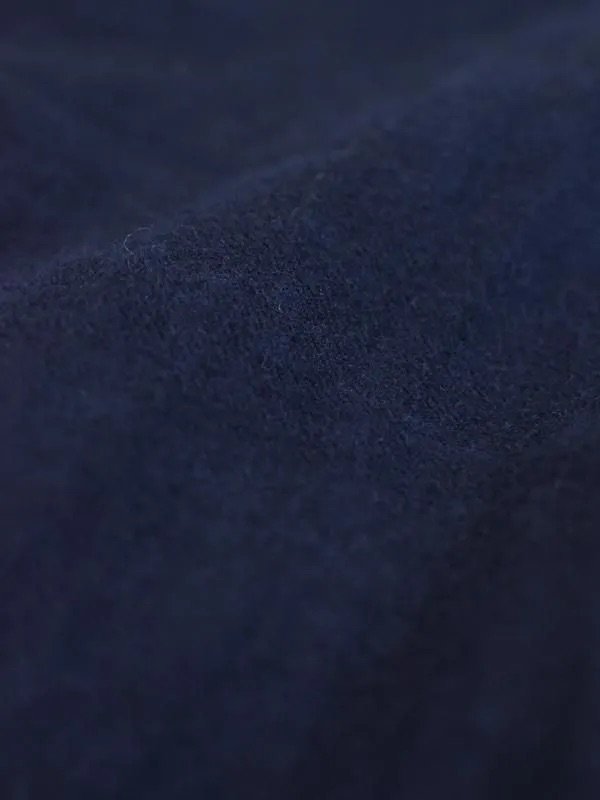 画像2: seasew.／704 起毛ランダムギャザースカート・ネイビー (2)