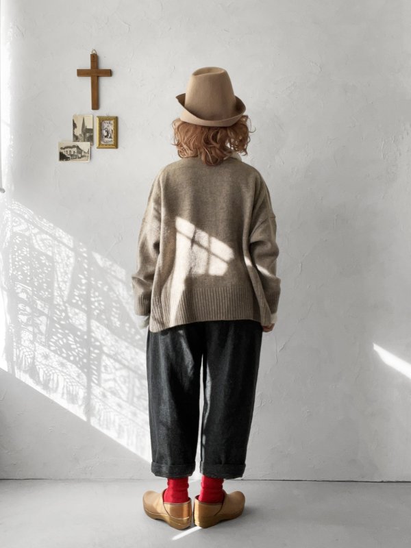 画像11: seasew.／502 ツイードタックパンツ・ネイビーチェック (11)