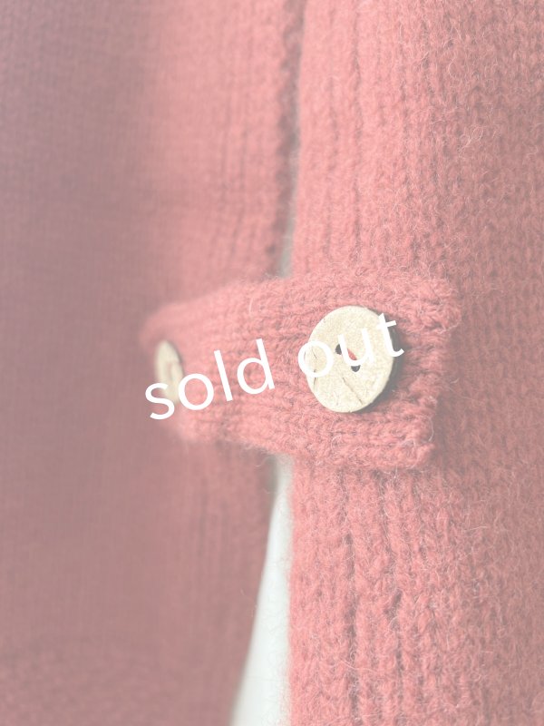 画像9: SO／後ろボタンニットベスト・オキシドレッド (9)