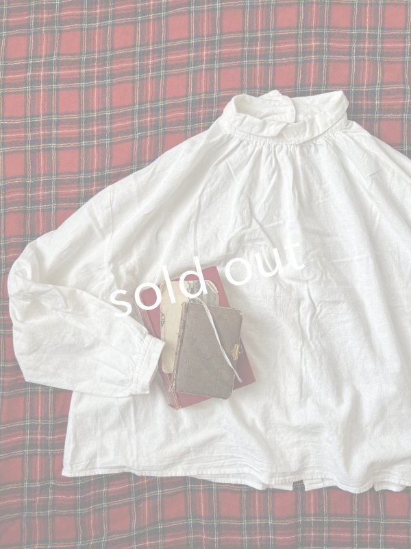 画像2: SO／重なり衿の2wayブラウス・オフ (2)