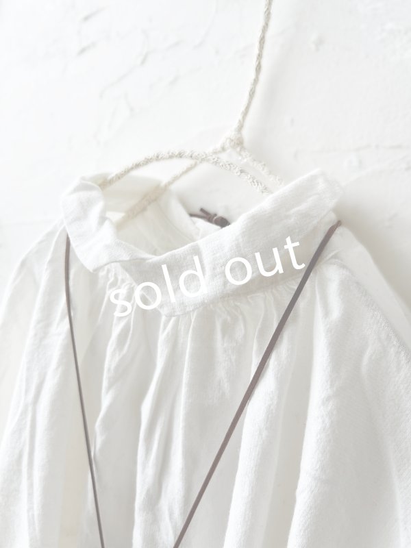 画像5: SO／重なり衿の2wayブラウス・オフ (5)