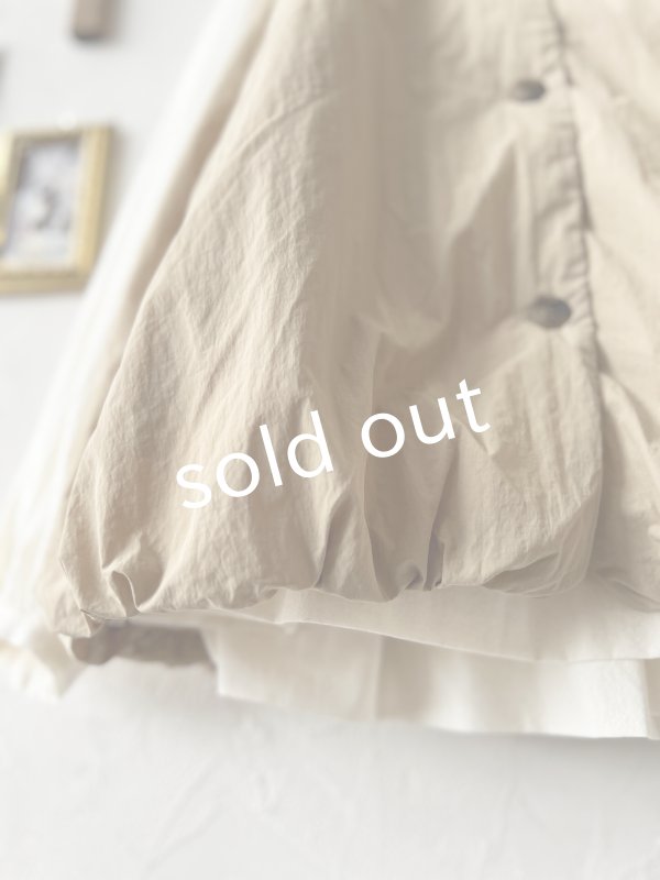 画像3: SO／ふわふわキルティングベスト・べージュ (3)