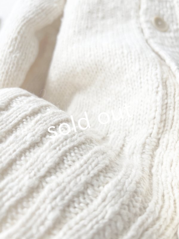 画像11: SO／スラブニットカーディガン・ブラック (11)