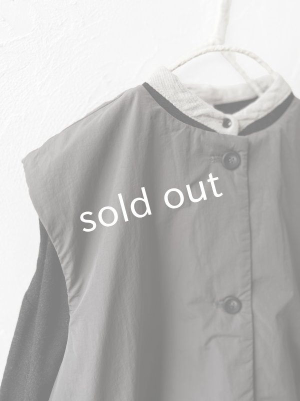 画像3: SO／ふわふわキルティングベスト・スミクロ (3)