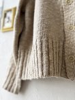 画像7: SO／スラブニットカーディガン・ベージュ (7)