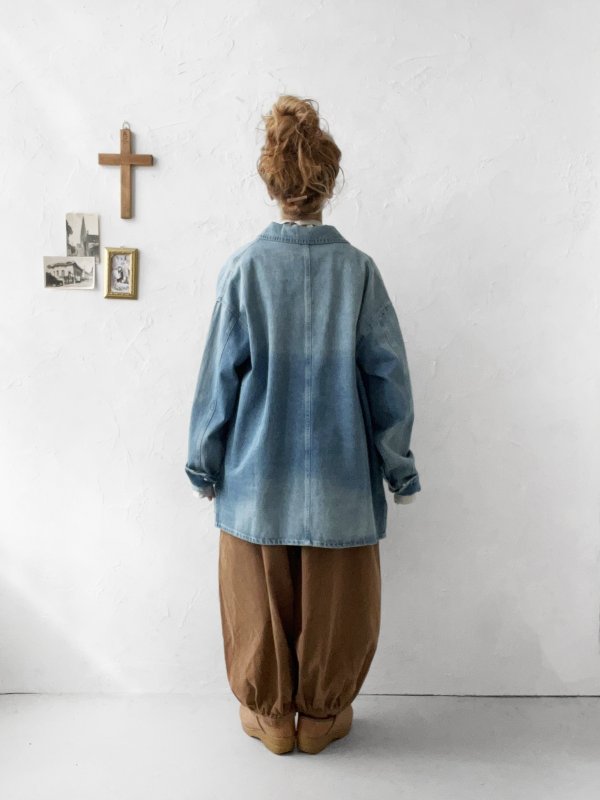 画像14: SO／デニムワークジャケット  ・ブルー (14)