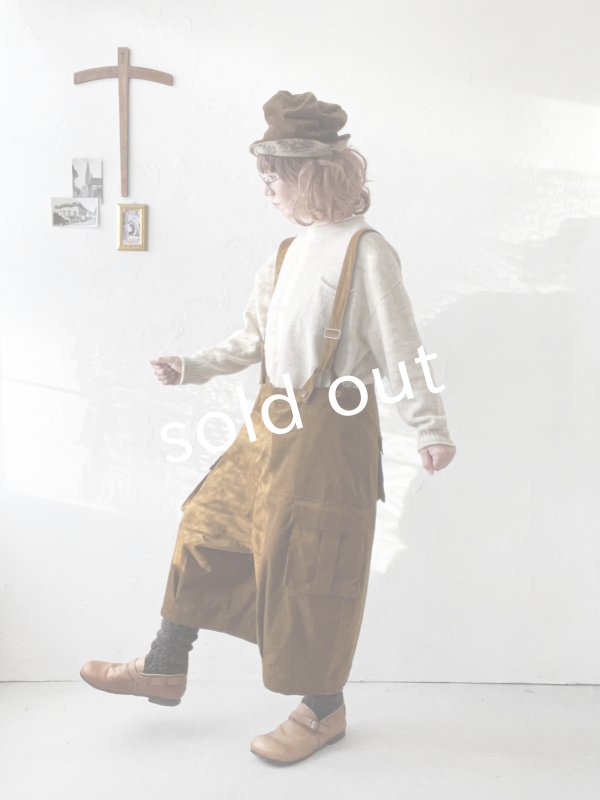 画像19: MARCHE' DE SOEUR／ハックルベリーパンツ・ボタニカルコールテン (19)