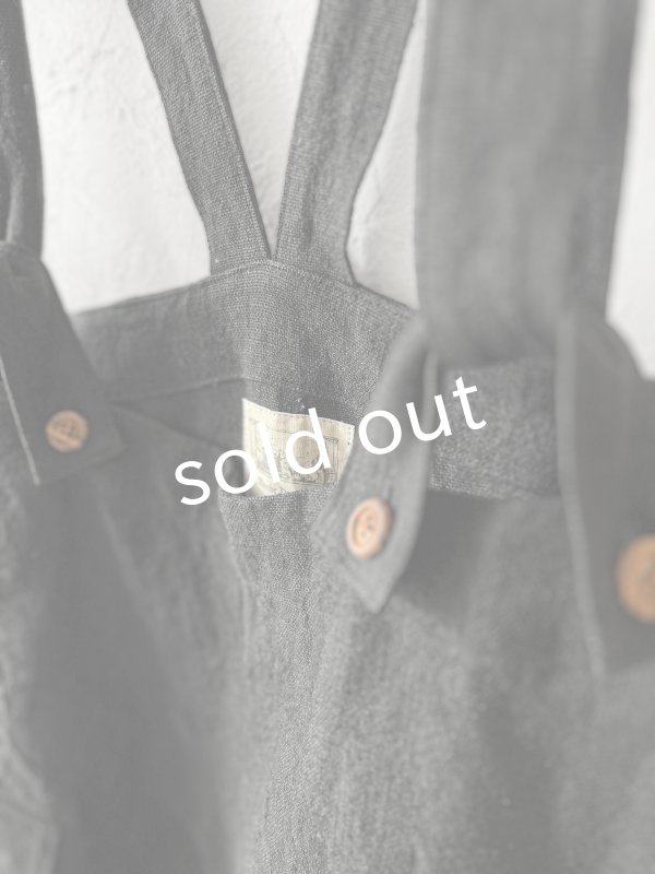 画像4: MARCHE' DE SOEUR／ハックルベリーパンツ・ヴィンテージブラック (4)