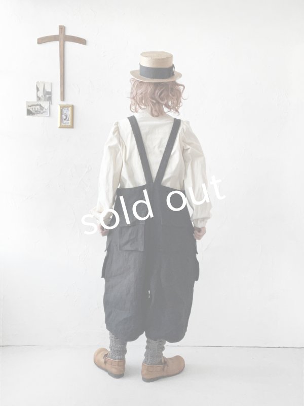 画像15: MARCHE' DE SOEUR／ハックルベリーパンツ・ヴィンテージブラック (15)