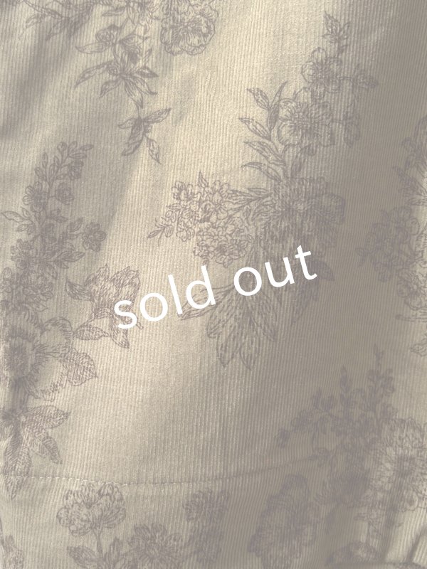 画像7: MARCHE' DE SOEUR／ハックルベリーパンツ・ボタニカルコールテン (7)