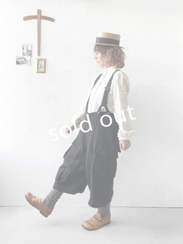 画像16: MARCHE' DE SOEUR／ハックルベリーパンツ・ヴィンテージブラック (16)