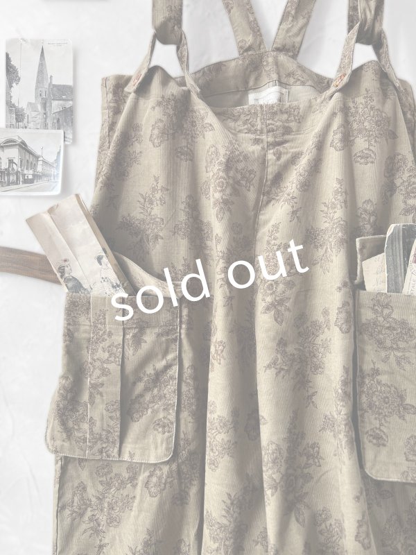 画像4: MARCHE' DE SOEUR／ハックルベリーパンツ・ボタニカルコールテン (4)