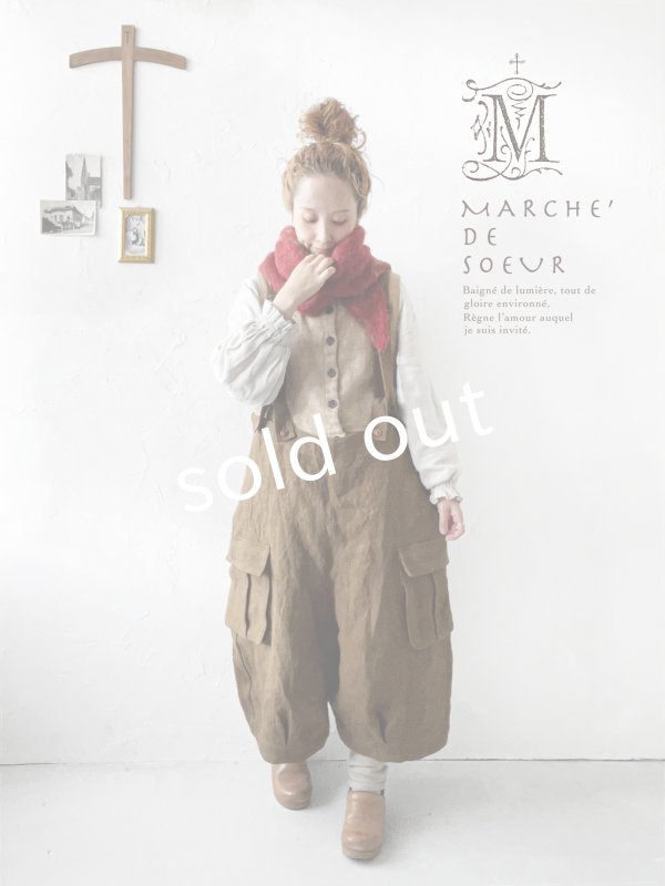 画像15: MARCHE' DE SOEUR／ハックルベリーパンツ・ボタニカルコールテン (15)