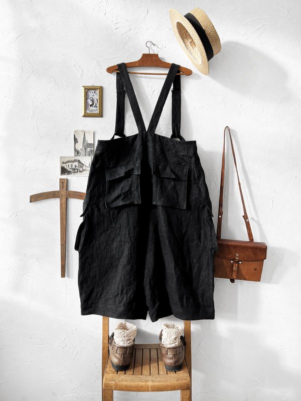 画像10: MARCHE' DE SOEUR／ハックルベリーパンツ・ヴィンテージブラック (10)