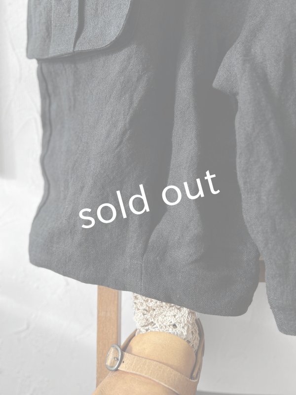 画像6: MARCHE' DE SOEUR／ハックルベリーパンツ・ヴィンテージブラック (6)