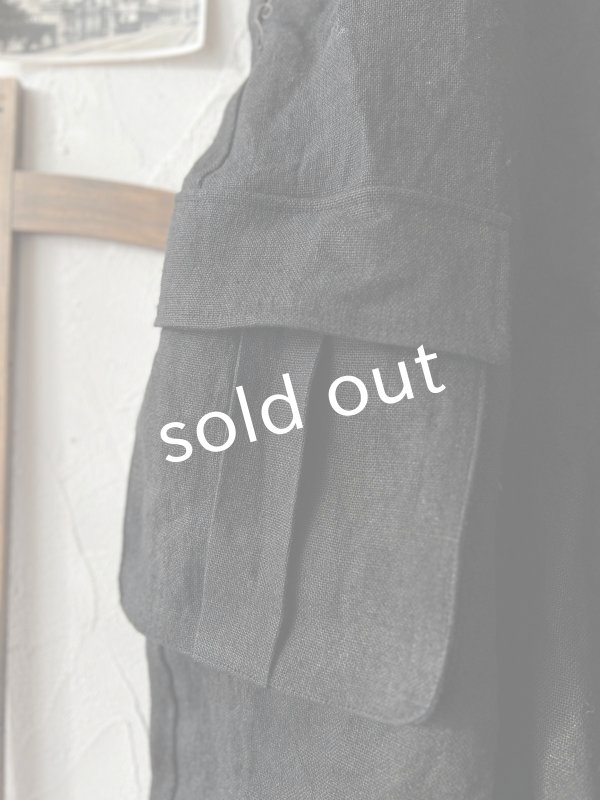 画像7: MARCHE' DE SOEUR／ハックルベリーパンツ・ヴィンテージブラック (7)