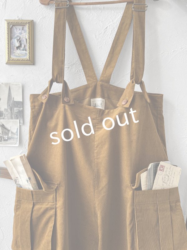 画像3: MARCHE' DE SOEUR／ハックルベリーパンツ・キャメルコーデュロイ (3)