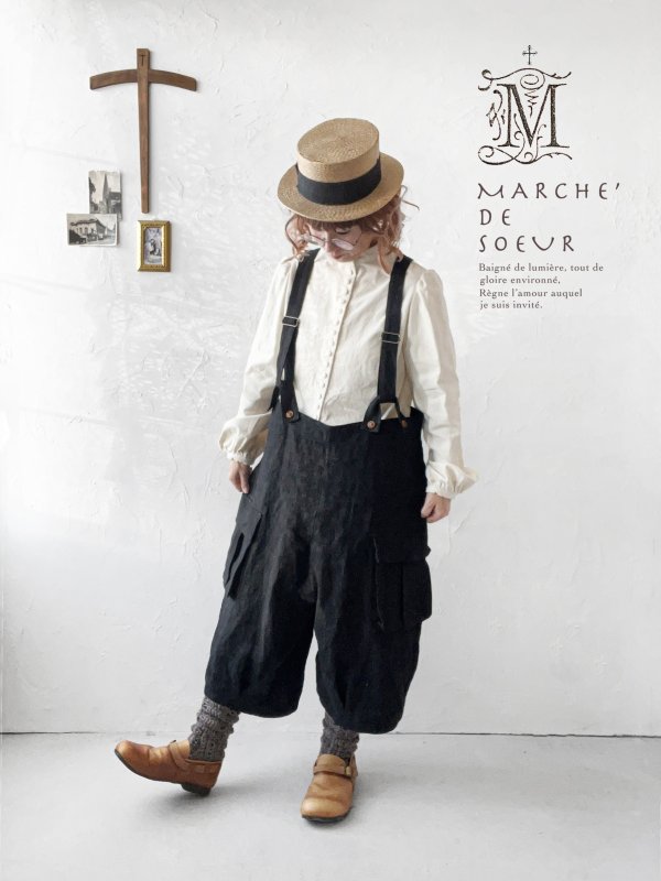 画像14: MARCHE' DE SOEUR／ハックルベリーパンツ・デニム (14)