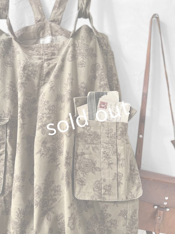 画像5: MARCHE' DE SOEUR／ハックルベリーパンツ・ボタニカルコールテン (5)