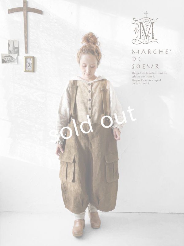 画像17: MARCHE' DE SOEUR／ハックルベリーパンツ・キャメルコーデュロイ (17)