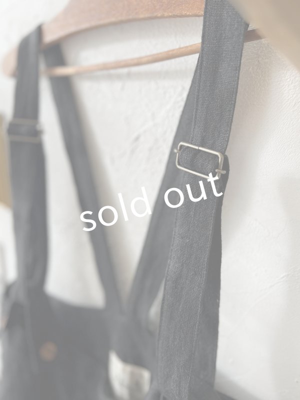 画像3: MARCHE' DE SOEUR／ハックルベリーパンツ・ヴィンテージブラック (3)