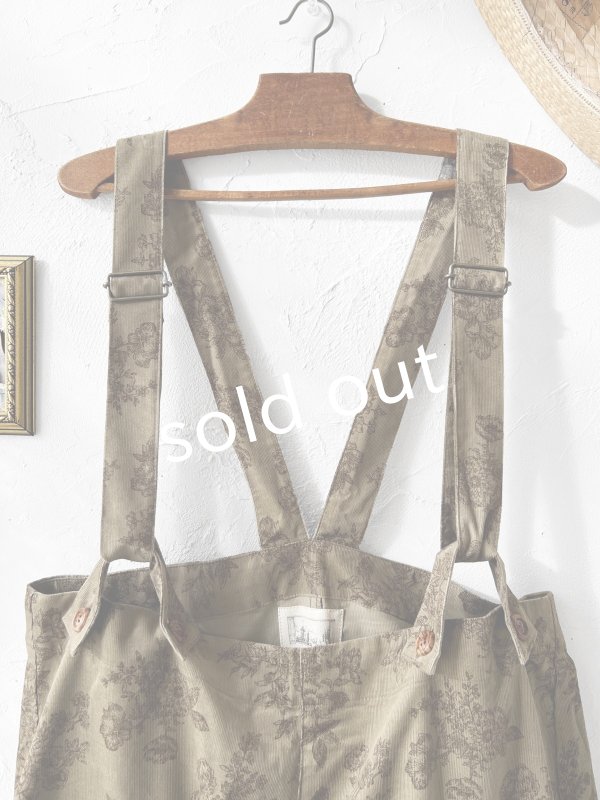 画像3: MARCHE' DE SOEUR／ハックルベリーパンツ・ボタニカルコールテン (3)