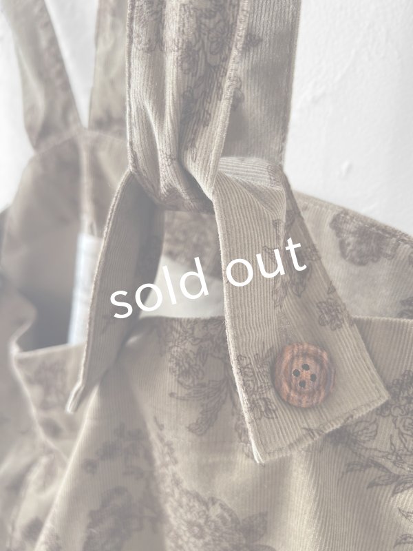 画像12: MARCHE' DE SOEUR／ハックルベリーパンツ・ボタニカルコールテン (12)