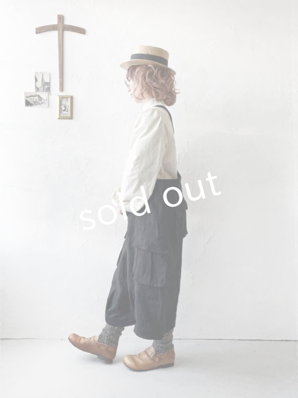 画像14: MARCHE' DE SOEUR／ハックルベリーパンツ・ヴィンテージブラック (14)