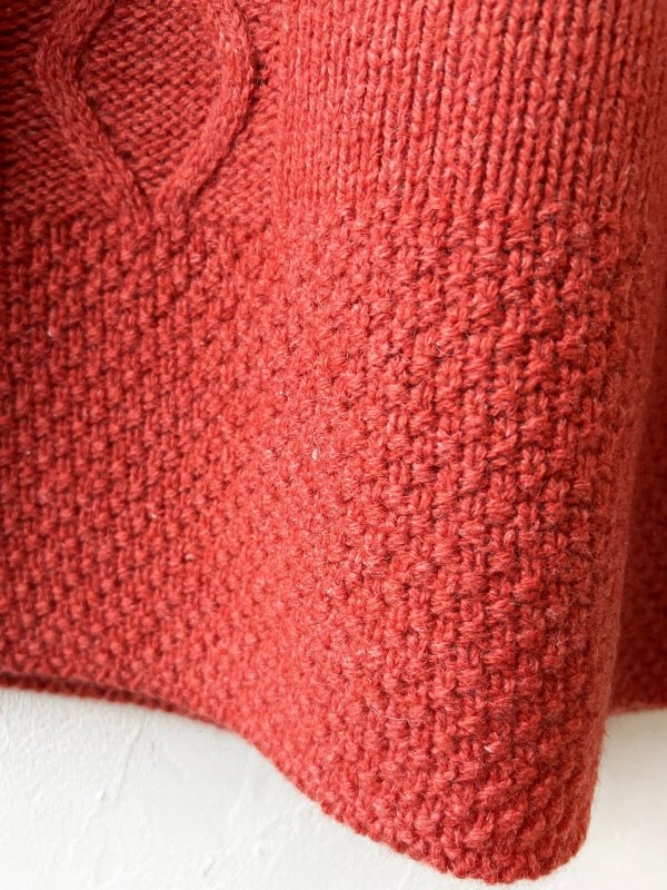 画像4: SO／後ろボタンニットベスト・ブラッドレッド (4)