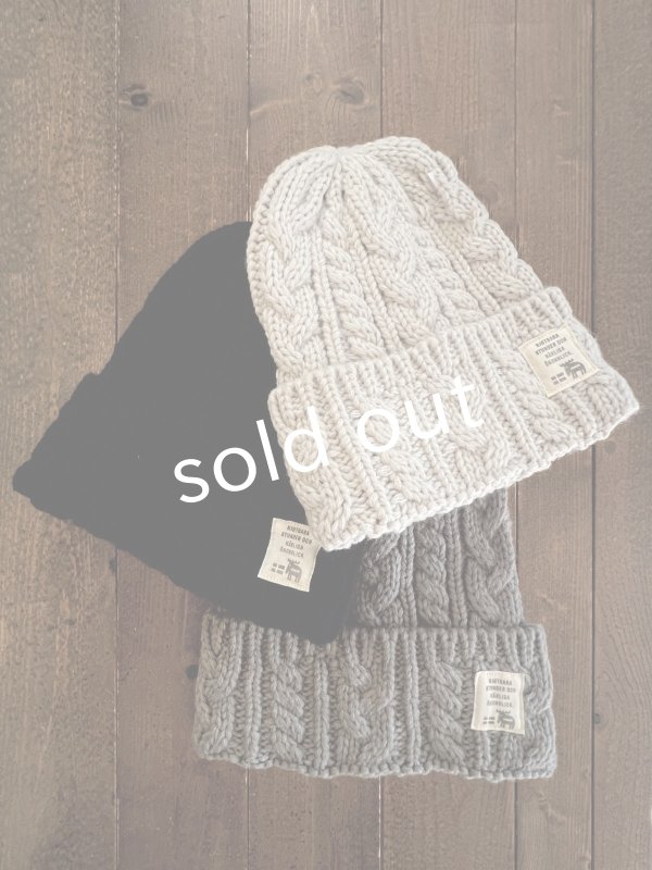 画像2: moz／ニットキャップ・ブラック (2)