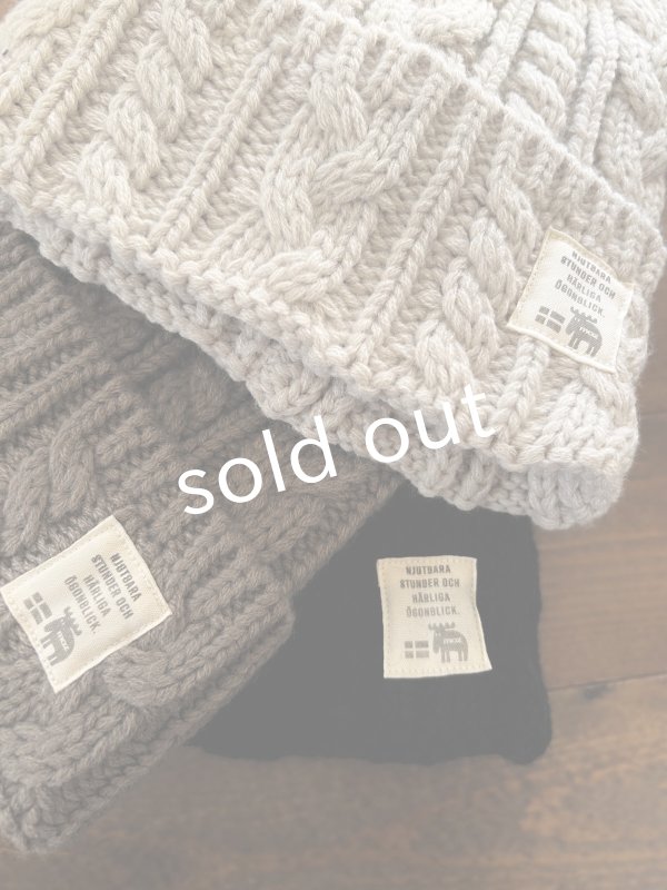 画像3: moz／ニットキャップ・ブラック (3)